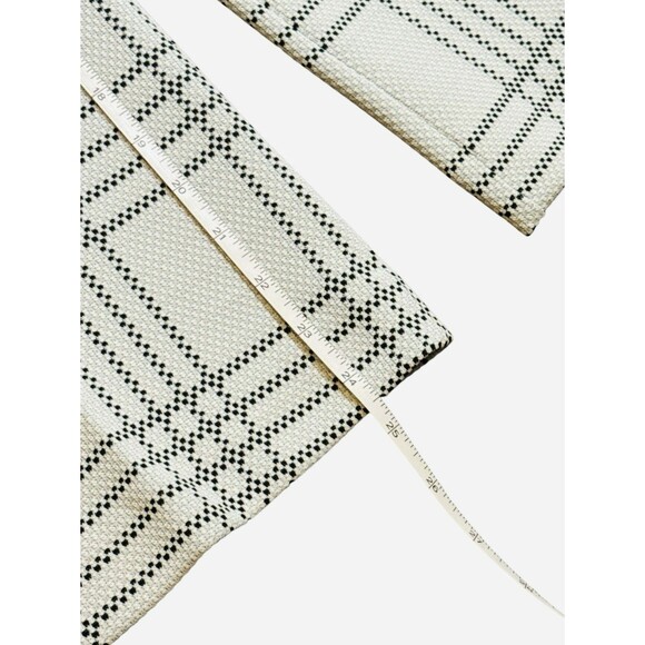 Vintage Hilton Head Sportswear Women’s 9/10 White Black Plaid Wide Leg Trousers - Picture 4 of 7